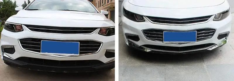 Передний Бампер анти-ру 3 шт декоративная отделка для Chevrolet Malibu 9th