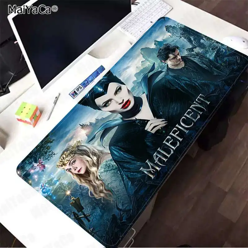 MaiYaCa ведьмы Малефисента DIY дизайн игровой с узором коврик для мыши скорость/Управление версия большой игровой коврик для мыши