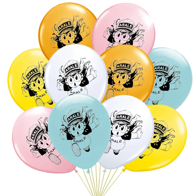 10 шт./лот 12 дюймов Dr. Slump Arale воздушные шары аниме мультфильм латексные шары с днем рождения детский душ вечерние украшения дети девочка подарок