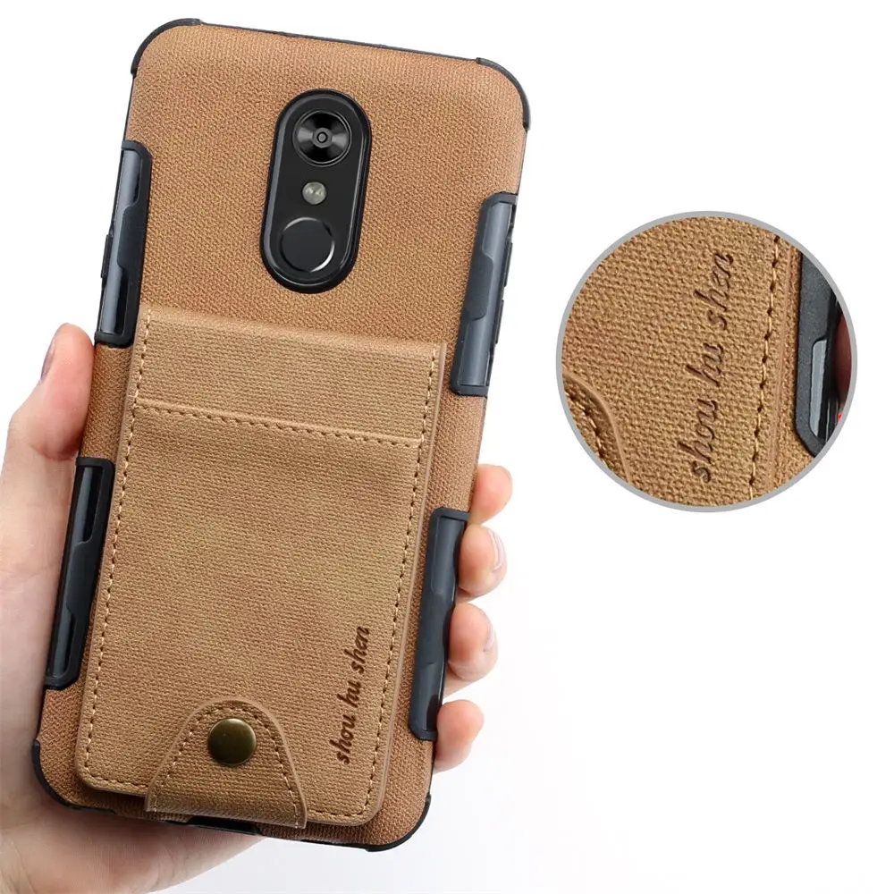 Тонкий чехол для lg Stylo 5 4 Чехлы Холст искусственная кожа Ударопрочный кошелек для карт слот для карт держатель откидная крышка для lg q stylus задняя крышка чехол - Цвет: Ярко-желтый