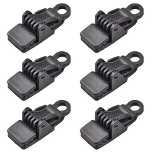 

10Pcs Tent Clips Plastic Heavy Duty Tarp Clamp Outdoor Wind Rope Clamps With Hanging Hole For Outdoor Camping Equipment