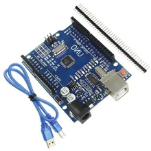 Улучшенная версия для Arduino UNO R3 CH340G MEGA328P чип 16 МГц ATMEGA328P-AU макетная плата интегральные схемы комплект