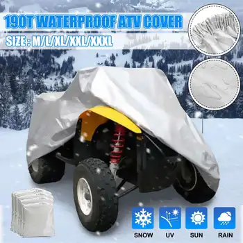 

M-XXXL ATV Car Cover 190T Waterproof Anti-UV Quad ATV Vehicle Scooter Motorbike Sun Cover Rain Cover