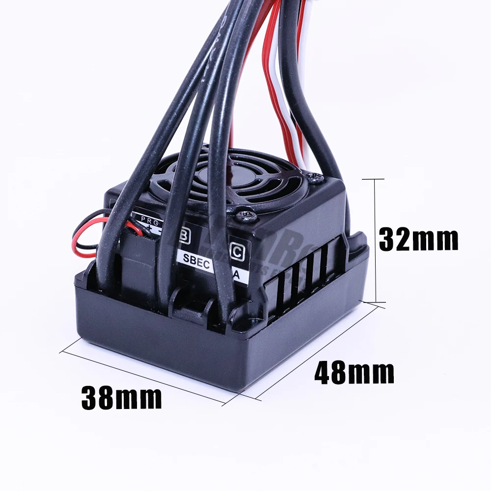 Водонепроницаемый 50A бесщеточный ESC Регулятор скорости HSP 37017(03307) WP-10BL50-RTR программируемый Fit 2-3S Lipo пакет для 1/10 RC автомобилей