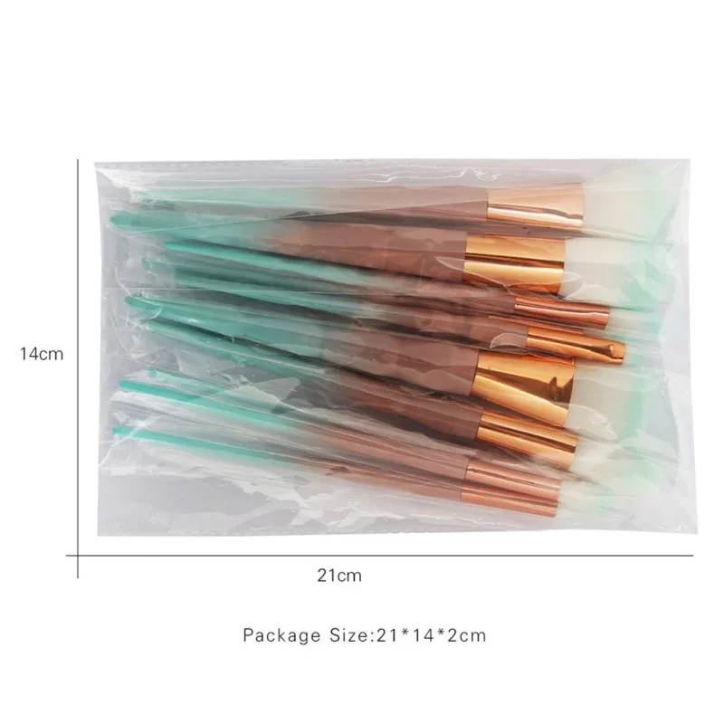 New20Pcs набор кистей для макияжа/Набор Профессиональный тональный порошок консилеры тени для век Макияж Кисти косметические инструменты для красоты