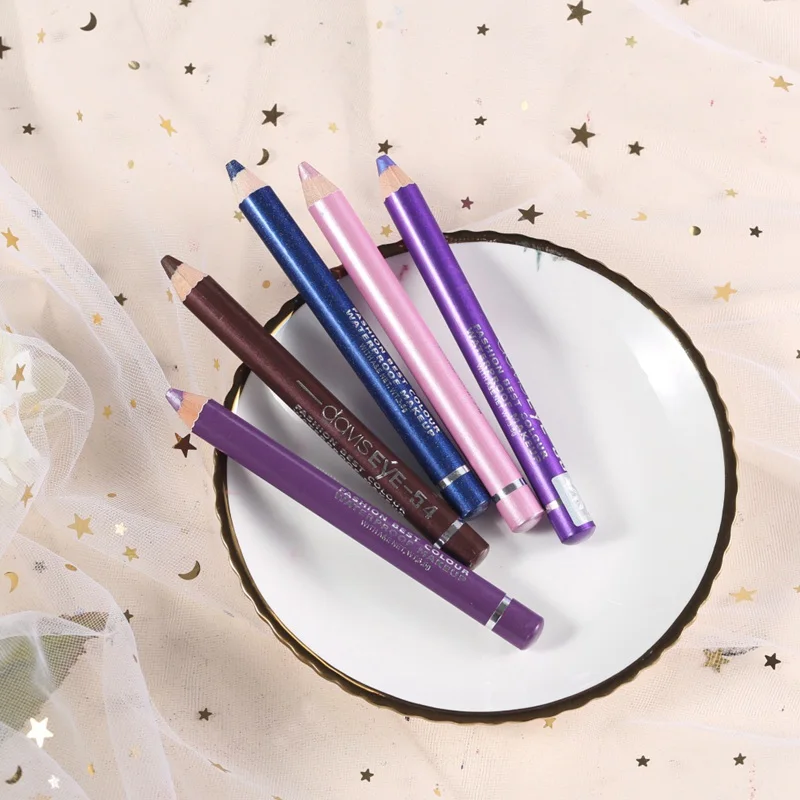 New Arrival Easy To Color Eyebrow Pencil Face Maquiagem Eye Makeup Smudge-proof Colorfast Lip Eye Brow Pencil With Sharpener