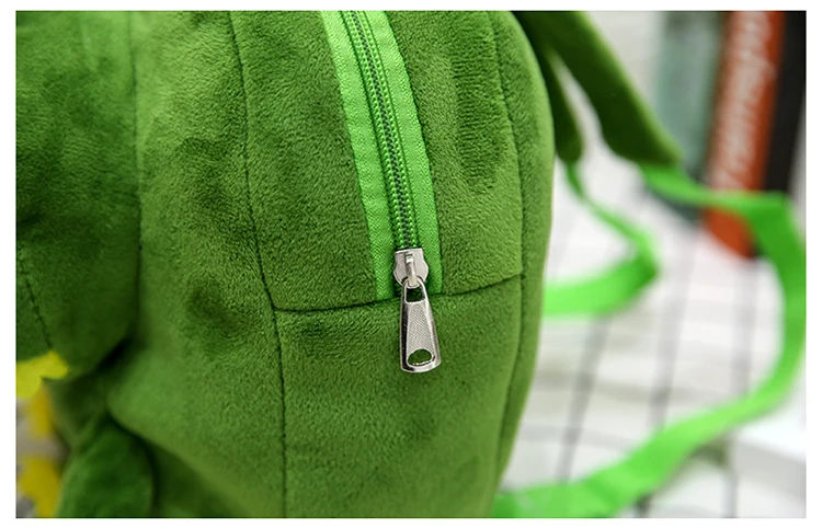 Soft Dinosaur Plush Backpack for Children Backpack Kids Small Bag Girl Cute Animal Prints Travel Bags Toys Gifts Plush Schoolbag