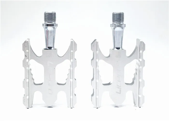 white K3 Folding Bike Bicycle Lightweight Aluminum Alloy 412 Bearing Pedal - Цвет: white