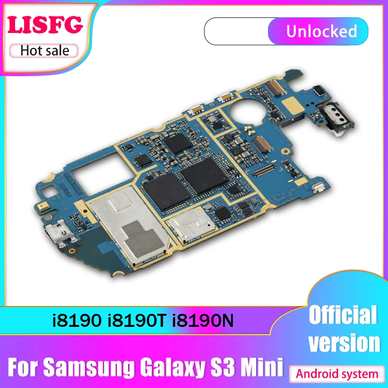 Оригинальная материнская плата для телефона Samsung Galaxy S3 Mini i8190 i8190T i8190N