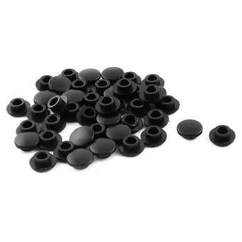 

45 pcs 3.2mm Inner Diameter Black Mini Tactile Switch Push Button Caps Cover