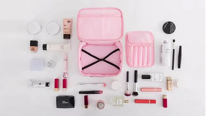 Водонепроницаемый нейлоновый bolso de maquillaje para mujer grande непроницаемый para mujer косметичка Женская дорожная косметичка
