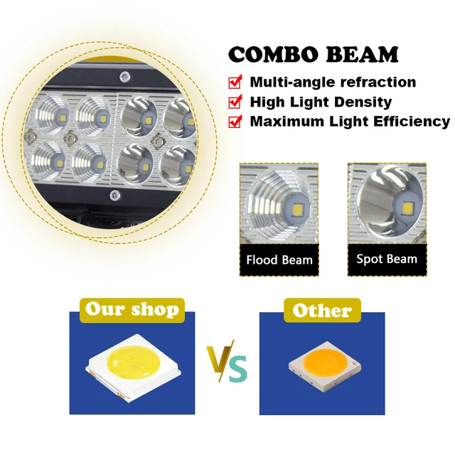 Auxtings-오프로드 LED 라이트 바, 최적의 조명 솔루션