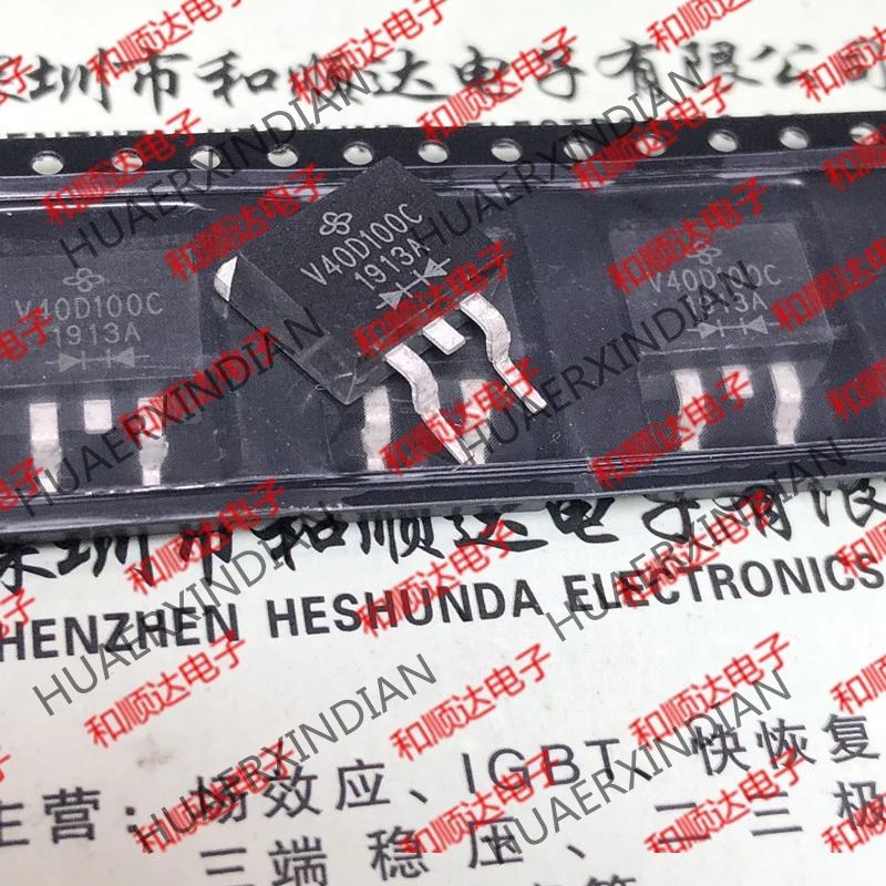 10PCS/LOT new original V40D100C TO-263 100V 40A in stock