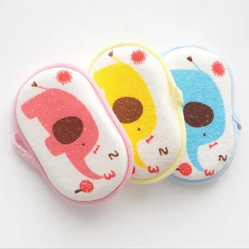 

Cartoon elephant Hand Towel Children sponge Hand Dry Towel For Soft Plush Fabric soft Absorbent Hang Towel Kitchen Bathroom Use