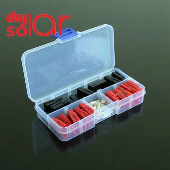 

Box Packing Power Connector Plug 20Pairs 30A PP30 Red Black PP30 Power 40pcs Contacts For Solar Caravan Boat 5 10 15 20 30 A