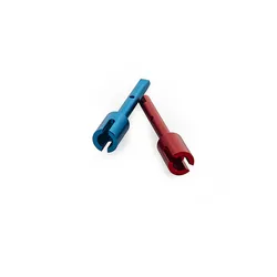 Pièces de mise à niveau durables pour Tamiya TT02 RC, en alliage d'aluminium, Joint d'arbre central, Kits de Modification de voiture à chenilles, 1/10 
