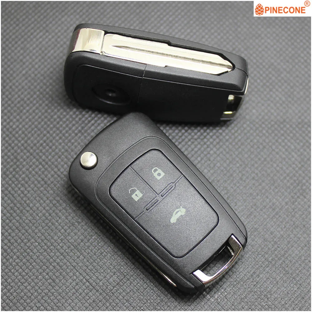 Шишка для Chevrolet Epica 2013 ключа автомобиля чехол 3 кнопки, необработанное лезвие заменить брелок в виде ракушки Корпус подходит только для замены