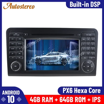 

Android 10.0 4+64G Car Radio GPS Navigation Unit for Mercedes Benz ML CLASS W164 2005-2012 Radio Recorder Multimedia Player Wifi