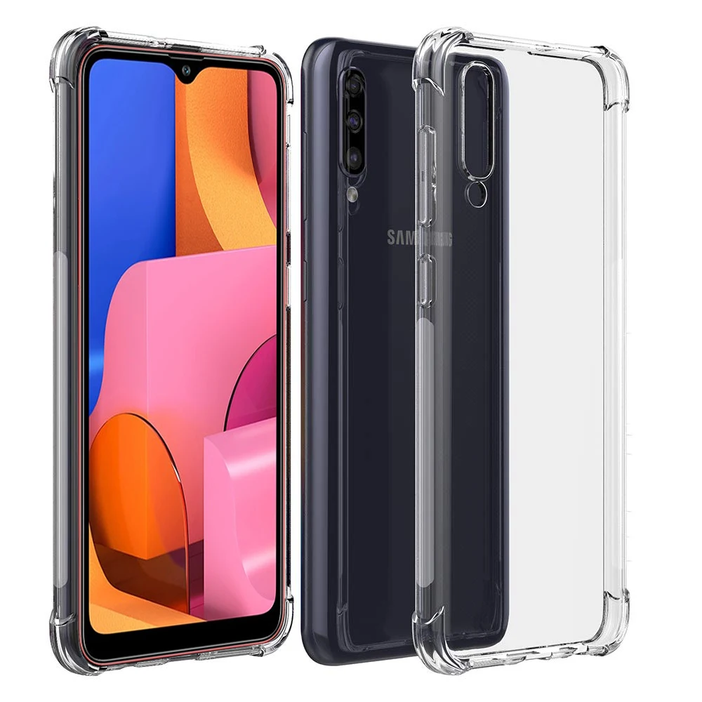 Прозрачные чехлы с подушкой безопасности для Samsung A20S A21s A51 A71 A01 A41 A50 A30s чехол из ТПУ