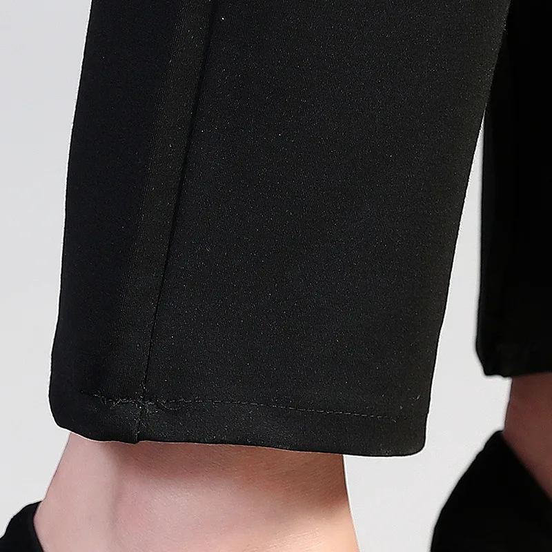 Mom High-waisted Pants Shorts New Style Autumn Clothing Middle-aged Middle Aged And Elderly People WOMEN'S Trousers Casual