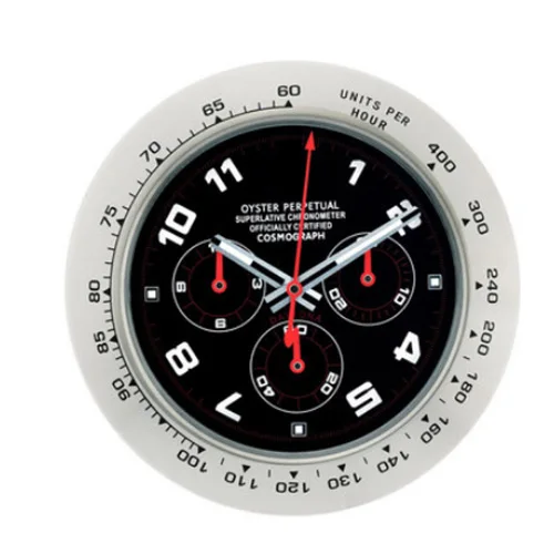 12 Metal Art Watch Clock Luminous Function Top Quality Watch Home Decor Wall Clocks with Corresponding Logos Cosmograph Series - Color: 12