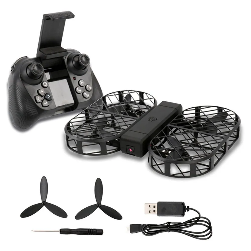 Дрон интерактивный D7 дрона с дистанционным управлением с Камера HD 720P FPV WiFi Управление 2,4G 4CH 6 Axis Gyro удержания высоты Квадрокоптер игрушка