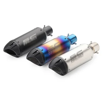 

Motorcycle 51mm Stainless Steel Exhaust Pipe For SUZUKI gladius 650 gsx-s1000 gsx-s1000f For YAMAHA yzf r3 smax 150 xjr 400
