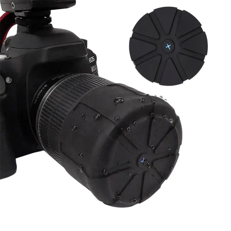

New Camera Silicone Protector Lens Cover Camera Lens Cap Holder Cover Camera Len Cover For Canon For Nikon For Sony For Olypums