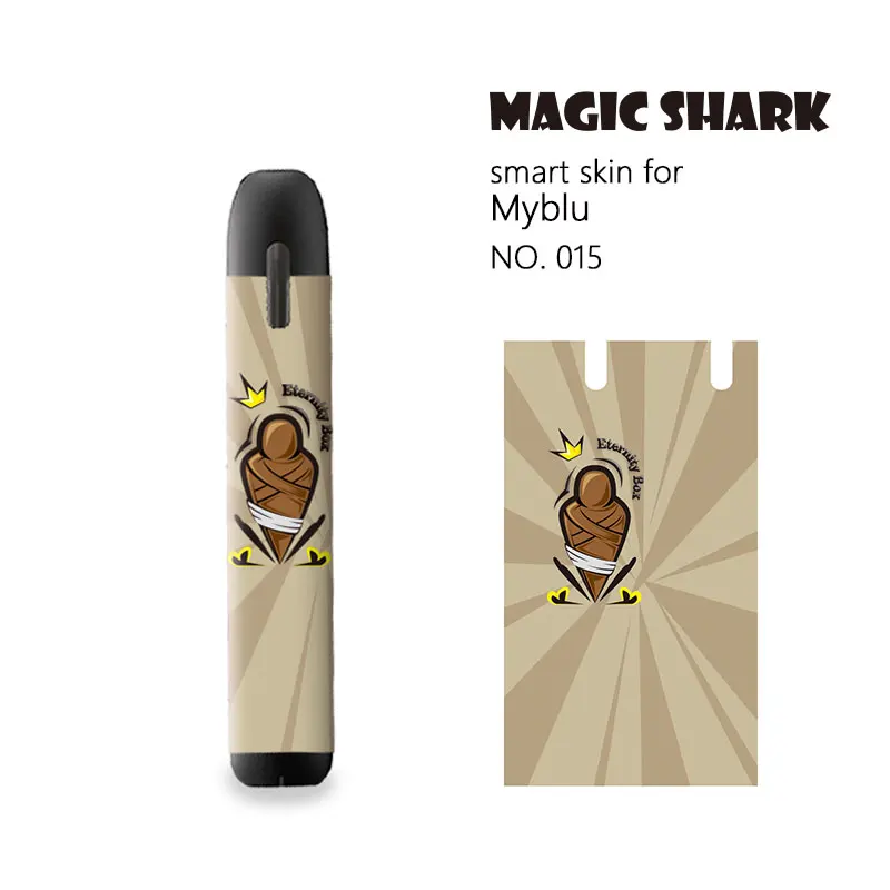 Magic Shark Zombie Ghost Mummy наклейка для Myblu аксессуар электронной сигареты чехол стерео