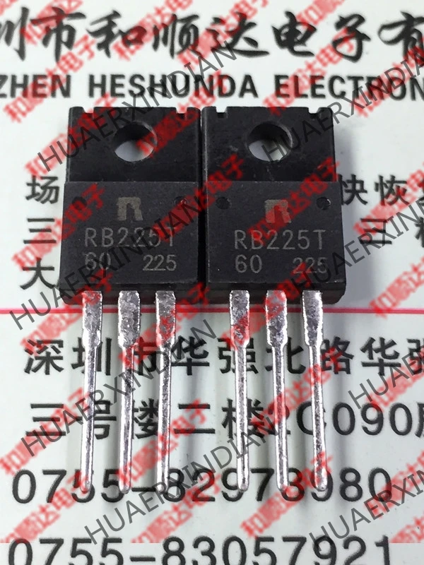 20 шт./лот RB225T-60 TO-220F 60V 30A