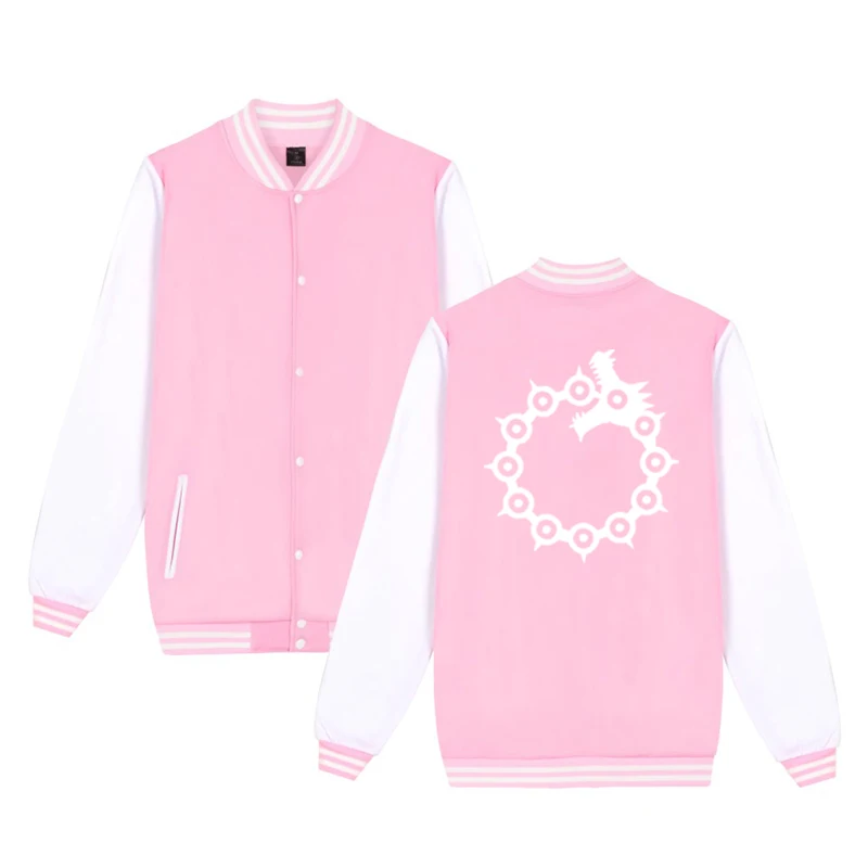 baseball jacket 19 Детская одежда для мальчиков и девочек; детская бейсбольная куртка; модные толстовки для малышей; сезон весна-осень; топы с принтом «Семь Грехов» - Цвет: baseball jacket 19