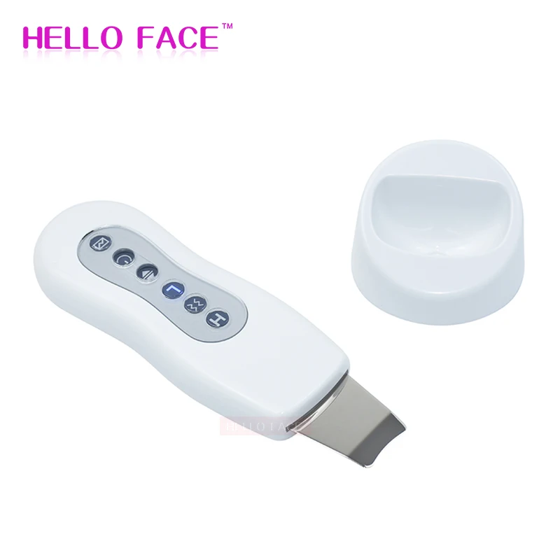 Беспроводной скребок для кожи портативный очиститель лица ультразвуковой