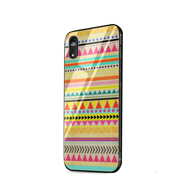 Чехол для телефона из термопластичного стекла для Iphone 5, 5S, 6, 6 S, 7, 8 Plus, X, XR, XS Max, защитный чехол в богемном стиле - Цвет: G3