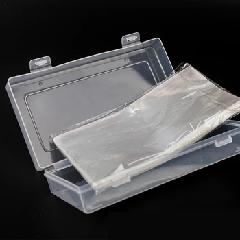 

1PC Banknotes Protection Collection Box 100PCS Paper Money Protective Bag Transparent Portable Money Storage Box Case Organizer