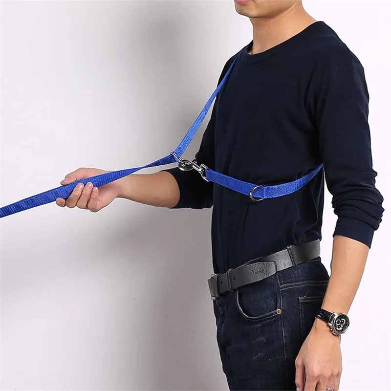 Dog Harness Leash Hands Free Walking Jogging with Leashes Multi-functional Dogs Pet Products for | Дом и сад