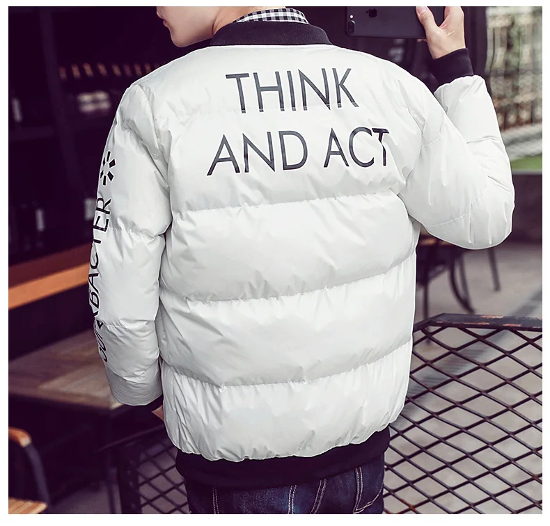 New Style down Coat Men Winter Cotton-padded Clothes Winter Japanese-style Versitile Fashion MEN'S Coat Cotton Coat Fashion