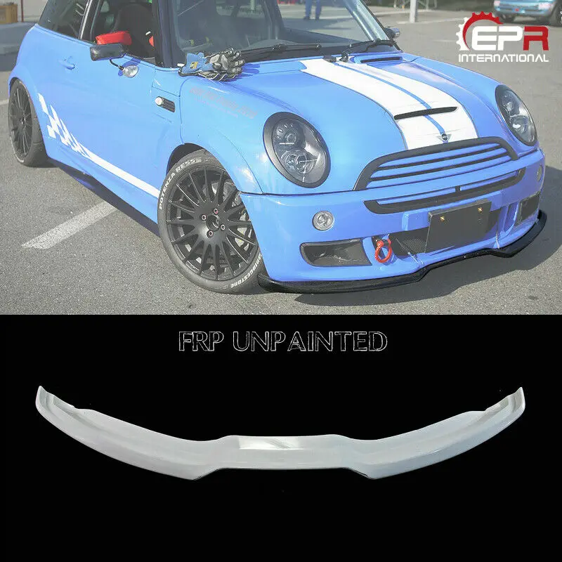 

For Mini Cooper R53 03-07 FRP Unpainted DAG1 Style Front Bumper Lip Diffusers Spoilers Wings Splitter Kit Trim Bodykits