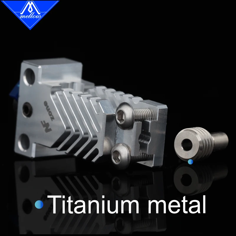 Mellow-impressora 3d All Metal Titanium nf Zone-t v6 Cr10 Pro Dissipador de Calor Peças para v6 Hotend Ender Ender Pro - Imagem 6