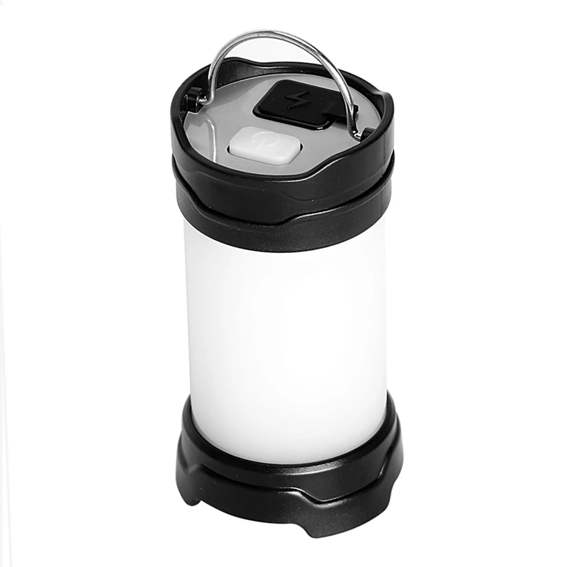 

Portable Lanterns Usb Recharge Modes 18650 Battery Power Flash Led Outdoor Power Bank White/Red Camping Lamp Light