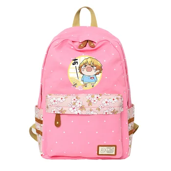 

Demon Slayer Backpack Students Children Shoulder Anime Kimetsu no Yaiba Agatsuma Zenitsu Backpack School Bags Laptop Backpacks