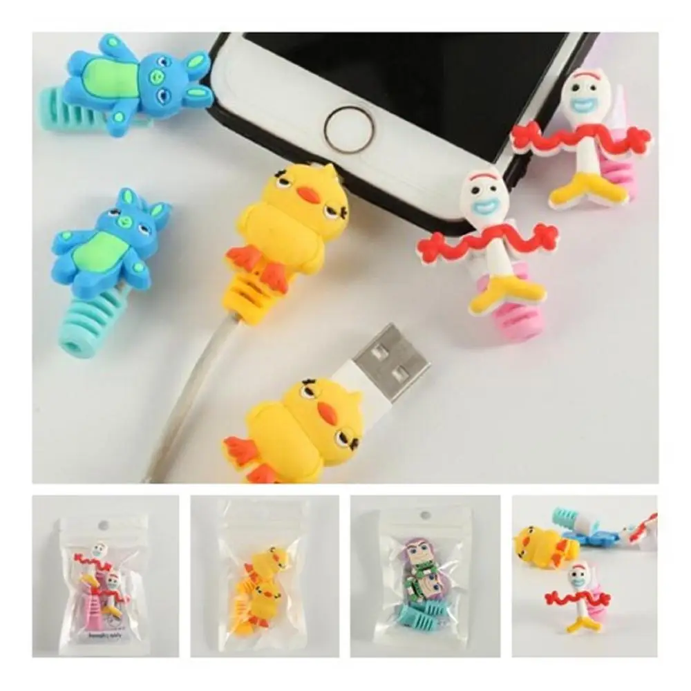 Toy story 4 Buzz Lightyear Forky кролик Ducky симпатичное Зарядное устройство Usb защита