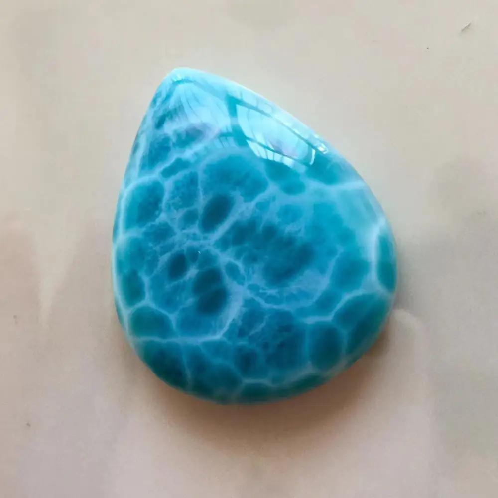Высокое качество натуральный синий подвеска larimar 43x35x10 мм драгоценный камень для женщин и мужчин Капля воды Lucky Love подарок кулон AAAAA сертификат