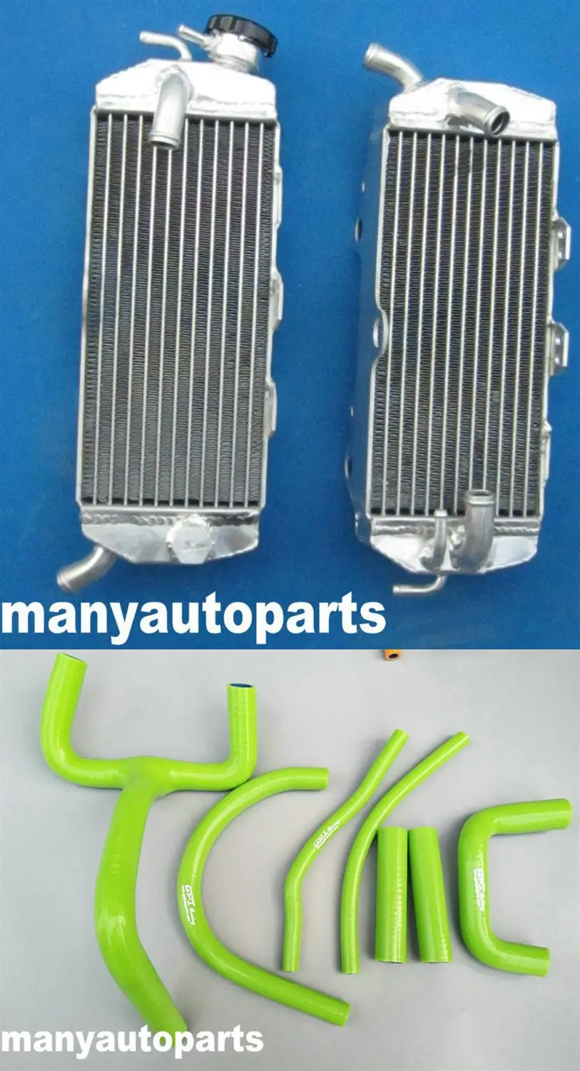 Для KTM LC4 620 625 640 660 Алюминий радиатор с оранжевым шлангом