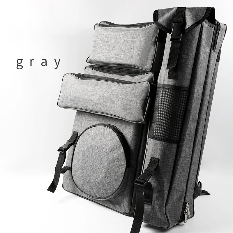 Billig 4K schulter leinwand tasche skizze skizze große kapazität leinwand bild tasche multi funktion rucksack wasserdichte tragbare kunst liefert