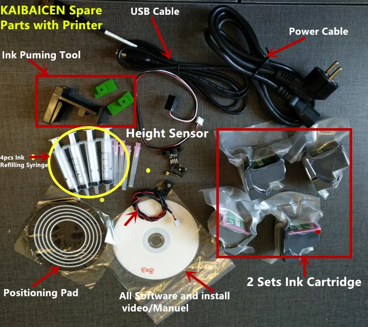 Food printer parts