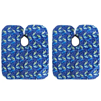 

2PCS Children Cutting Hair Waterproof Cloth Salon Barber Gown Cape Hairdressing Hairdresser