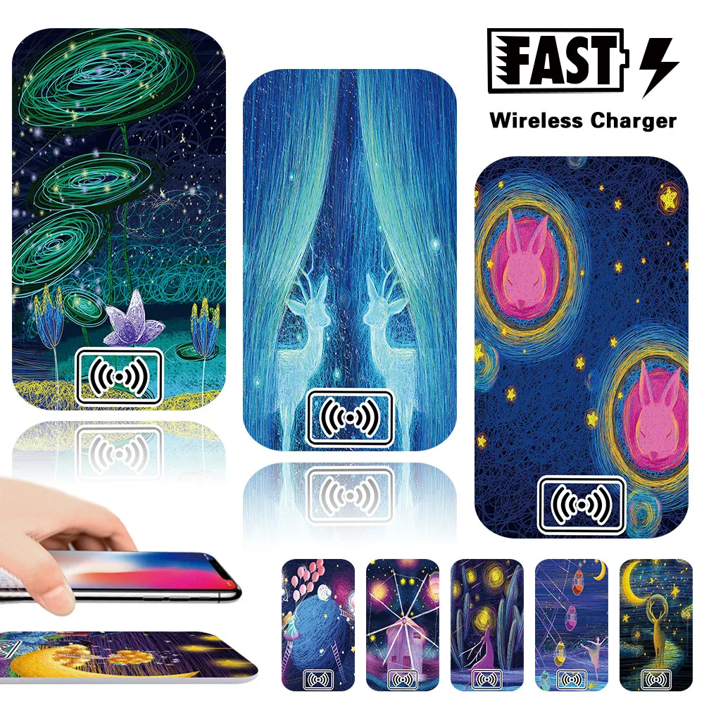 Universal Fast Charging Pad Dock for Apple/SAMAUNG/Huawei/Nokia/Google/LG/SONY/HTC/Motorola/XiaoMi/ZTE Wireless Charger | Мобильные