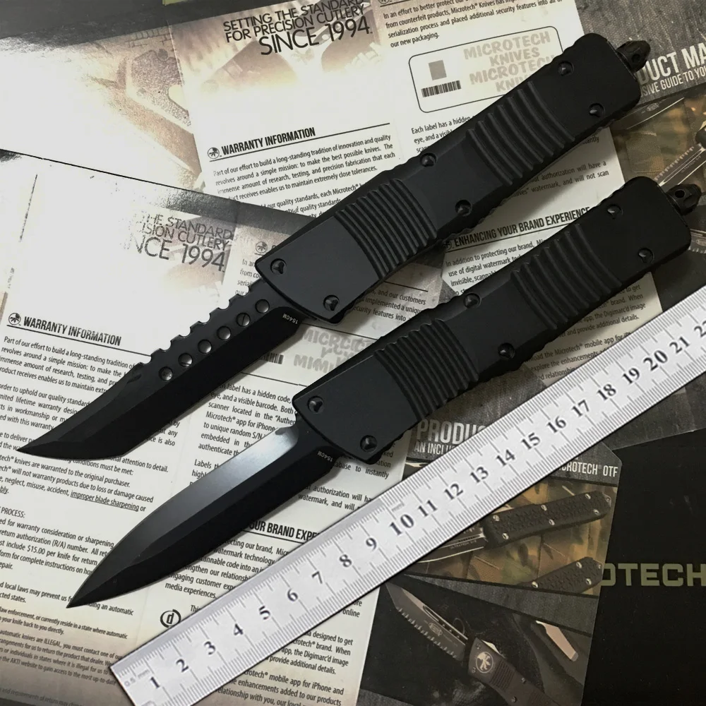 Ножи Hifinder черные 7075 алюминиевая ручка 154 см стальное лезвие охотничьи средство