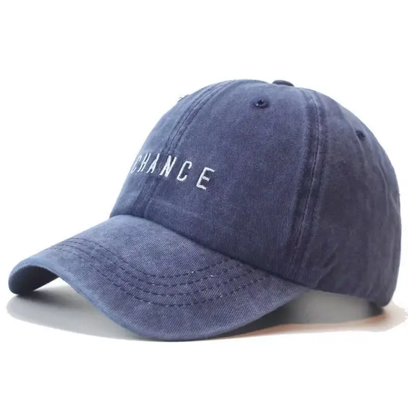Тёмно-синий Новинка хлопковая бейсбольная кепка хип-хоп кепка Snapback Кепка для мужчин женщин папа шляпа Вышивка Повседневная Кепка Casquette - Цвет: Тёмно-синий