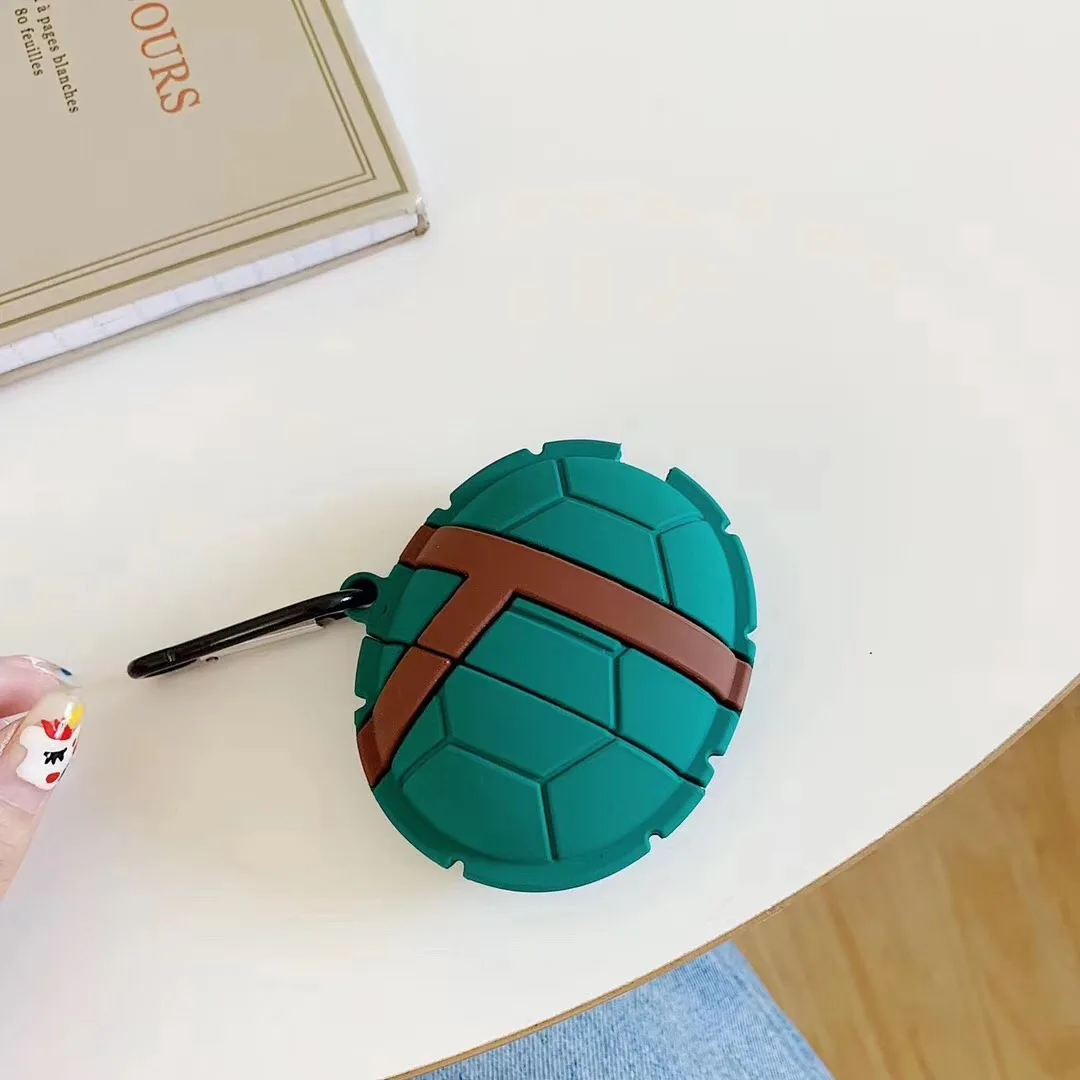 Чехол для телефона Япония милый 3D черепаха для долголетия беспроводная гарнитура синего зуба набор силиконовый чехол для гарнитура для airpods Защитная защита от ударов при падении чехлы